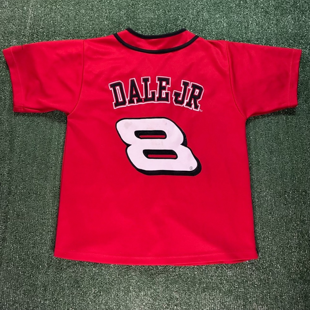 Vintage 90's NASCAR Budweiser Dale Jr Racing Jersey‎